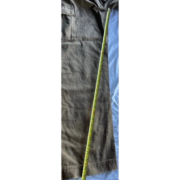 Vintage M Gordon Men Cargo Pants Men’s Sz 30R Brown Heavy Twill Utility Workwear - Picture 7 of 16